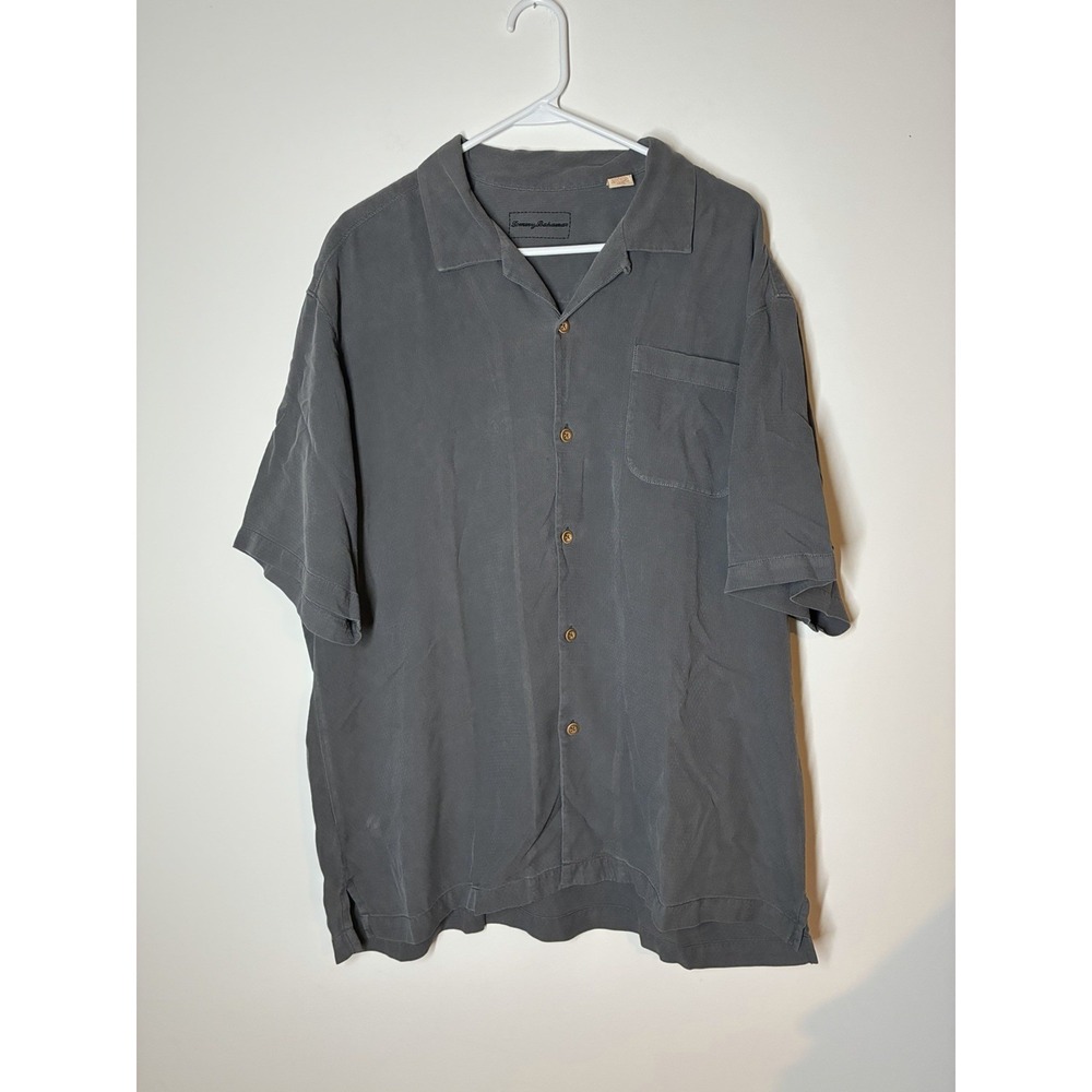 Tommy Bahama High & Tight Embroidered XXL Grey Silk Cigar Baseball Jimmy Buffett
